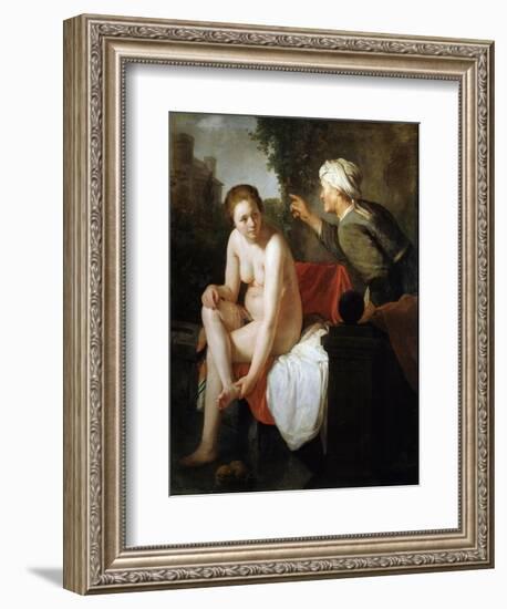 Bathing Bathsheba, 17th Century-Govaert Flinck-Framed Giclee Print