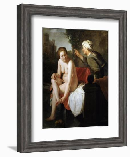 Bathing Bathsheba, 17th Century-Govaert Flinck-Framed Giclee Print