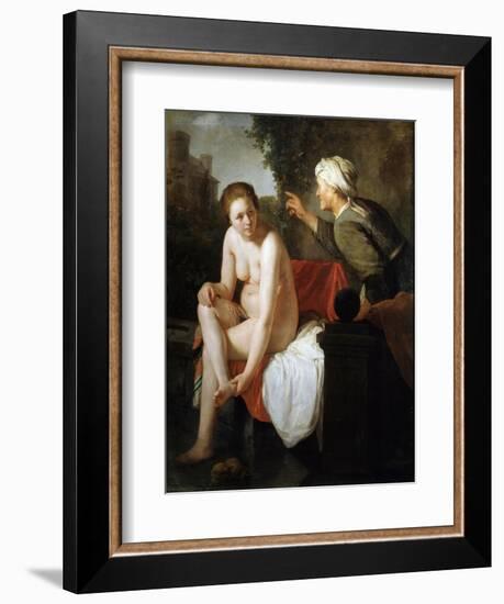 Bathing Bathsheba, 17th Century-Govaert Flinck-Framed Giclee Print