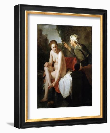 Bathing Bathsheba, 17th Century-Govaert Flinck-Framed Giclee Print