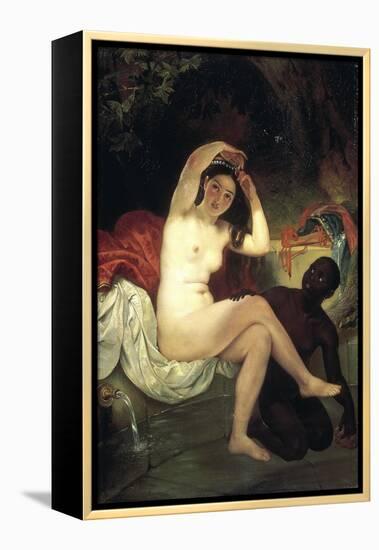 Bathing Bathsheba, 1832-Karl Briullov-Framed Premier Image Canvas