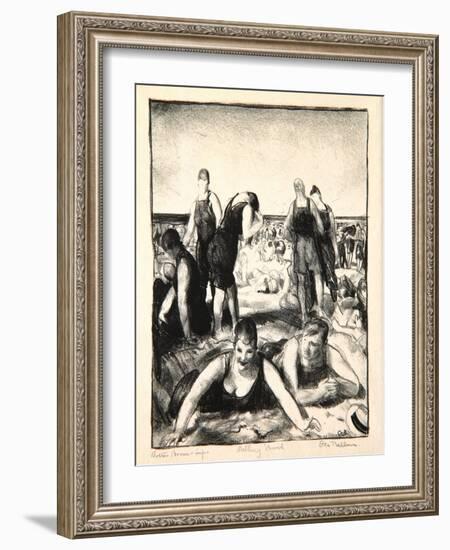 Bathing Beach, 1921-George Wesley Bellows-Framed Giclee Print