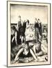 Bathing Beach, 1921-George Wesley Bellows-Mounted Giclee Print