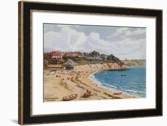Bathing Beach, Falmouth-Alfred Robert Quinton-Framed Giclee Print