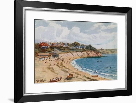 Bathing Beach, Falmouth-Alfred Robert Quinton-Framed Giclee Print