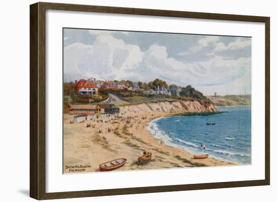 Bathing Beach, Falmouth-Alfred Robert Quinton-Framed Giclee Print