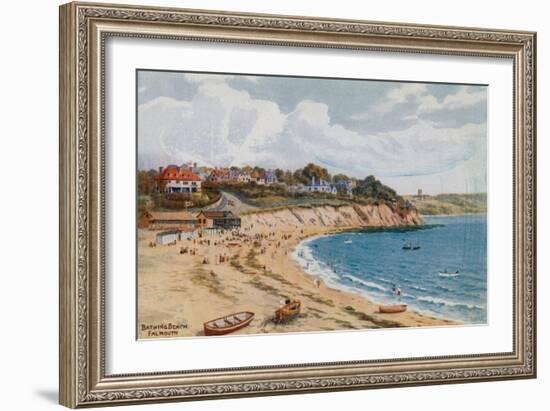 Bathing Beach, Falmouth-Alfred Robert Quinton-Framed Giclee Print