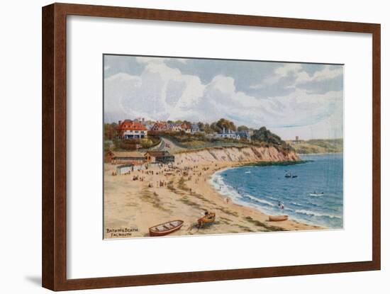 Bathing Beach, Falmouth-Alfred Robert Quinton-Framed Giclee Print