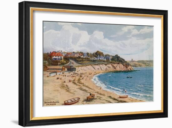 Bathing Beach, Falmouth-Alfred Robert Quinton-Framed Giclee Print