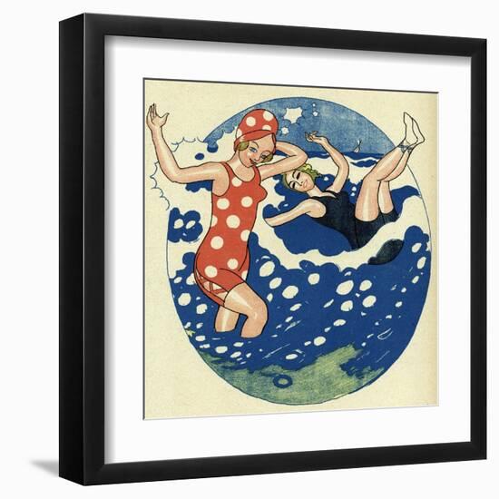 Bathing Beauties 1914-Axel Nygaard-Framed Art Print