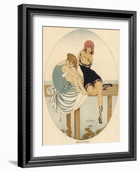 Bathing Beauties 1916-Gerda Wegener-Framed Photographic Print