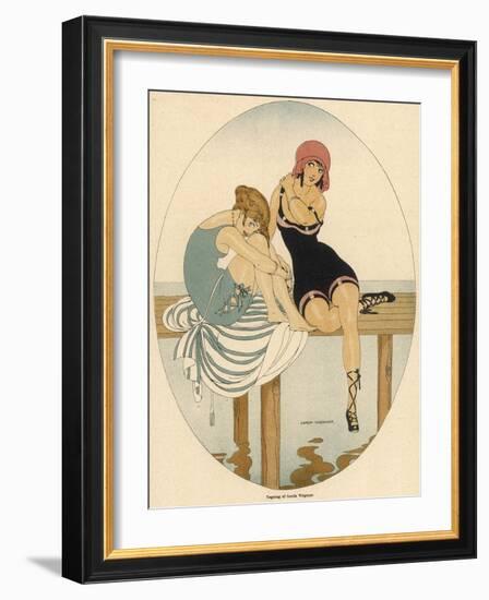 Bathing Beauties 1916-Gerda Wegener-Framed Photographic Print