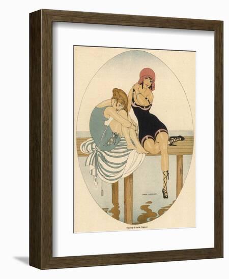 Bathing Beauties 1916-Gerda Wegener-Framed Photographic Print