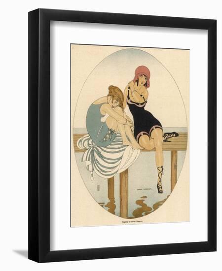 Bathing Beauties 1916-Gerda Wegener-Framed Photographic Print