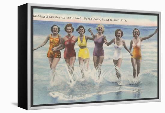 Bathing Beauties, North Fork, Long Island, New York-null-Framed Stretched Canvas