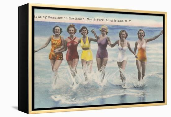 Bathing Beauties, North Fork, Long Island, New York-null-Framed Stretched Canvas