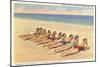 Bathing Beauties on Miami Beach, Florida-null-Mounted Art Print