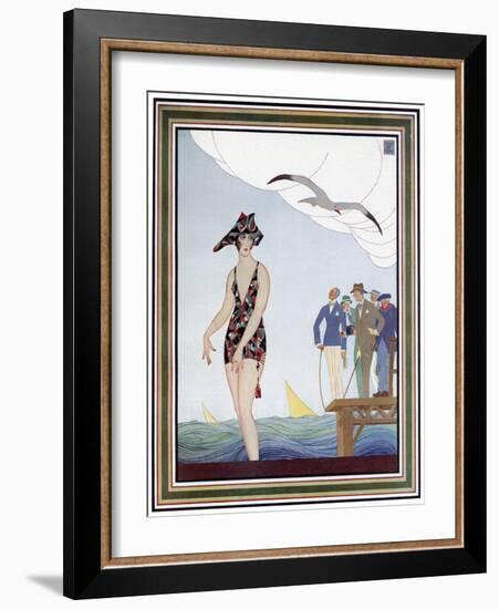 Bathing Beauty 1926-Felix de Gray-Framed Art Print