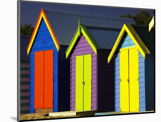 Bathing Boxes, Middle Brighton Beach, Melbourne, Victoria, Australia-David Wall-Mounted Photographic Print