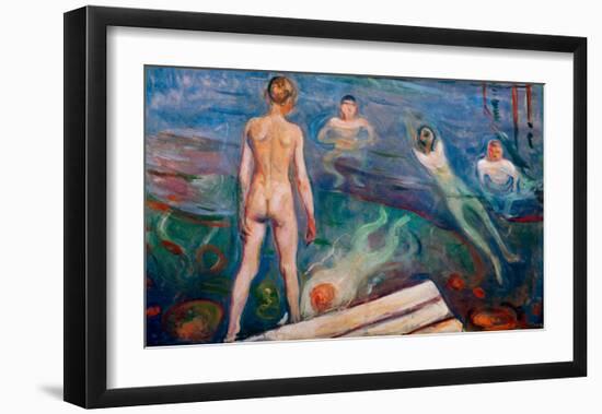 Bathing Boys, 1895-Edvard Munch-Framed Giclee Print