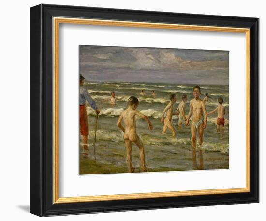 Bathing Boys, 1900-Max Liebermann-Framed Giclee Print