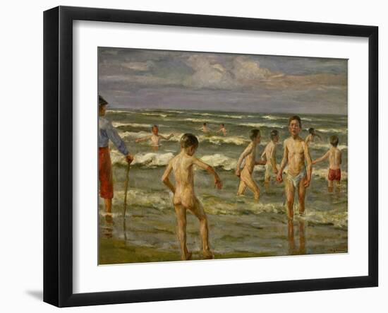 Bathing Boys, 1900-Max Liebermann-Framed Giclee Print