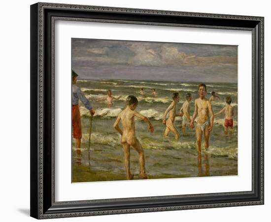 Bathing Boys, 1900-Max Liebermann-Framed Giclee Print