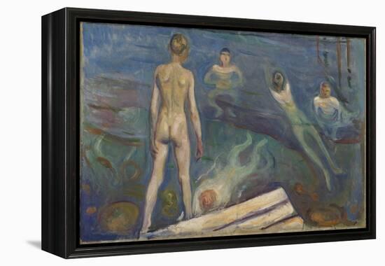 Bathing Boys (Oil on Canvas)-Edvard Munch-Framed Premier Image Canvas