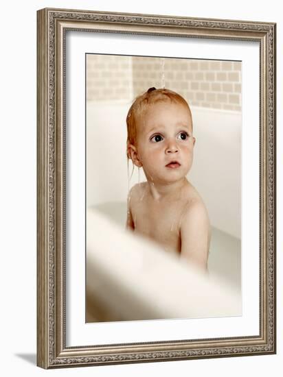 Bathing Child-Ian Boddy-Framed Photographic Print