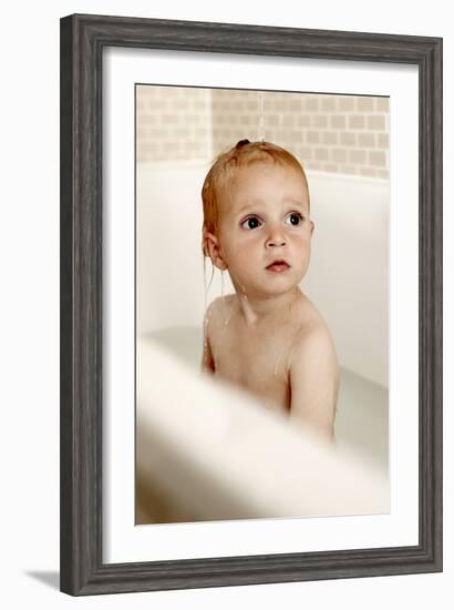 Bathing Child-Ian Boddy-Framed Photographic Print