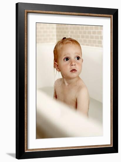 Bathing Child-Ian Boddy-Framed Photographic Print