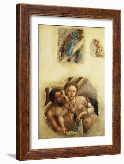 Bathing Couple-Albrecht Altdorfer-Framed Giclee Print