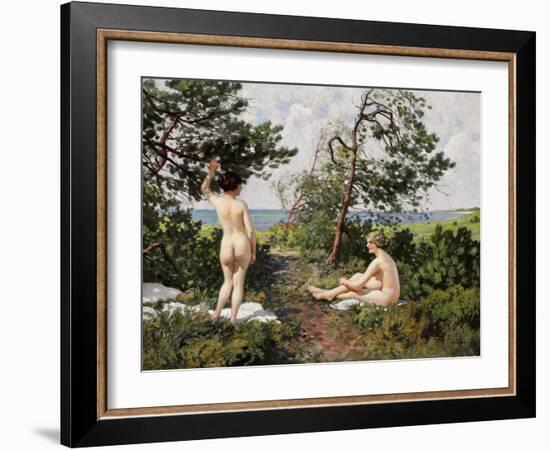 Bathing Girls-Paul Fischer-Framed Giclee Print