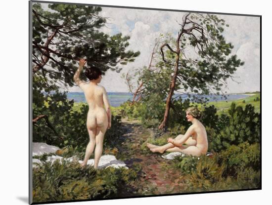 Bathing Girls-Paul Fischer-Mounted Giclee Print