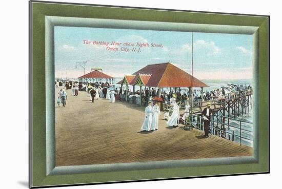 Bathing House, Ocean City, New Jersey-null-Mounted Art Print