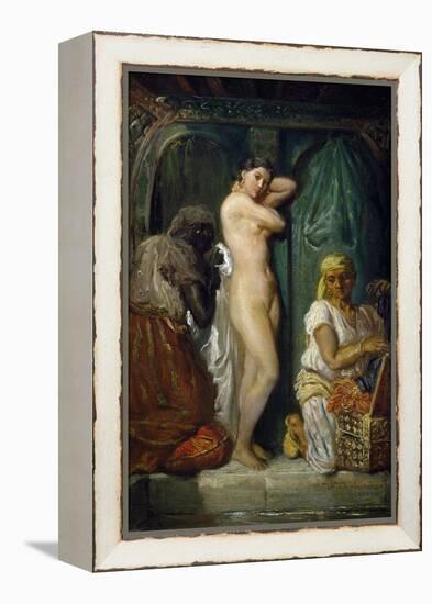 Bathing in Seraglio, 1849-Theodore Chasseriau-Framed Premier Image Canvas