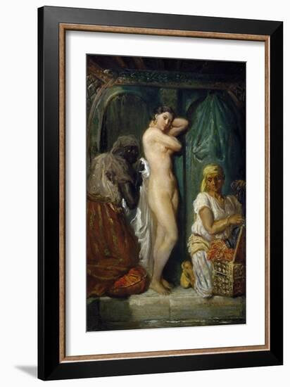 Bathing in Seraglio, 1849-Theodore Chasseriau-Framed Giclee Print