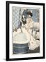Bathing, Maid Runs Bath-Ferdinand Von Reznicek-Framed Art Print