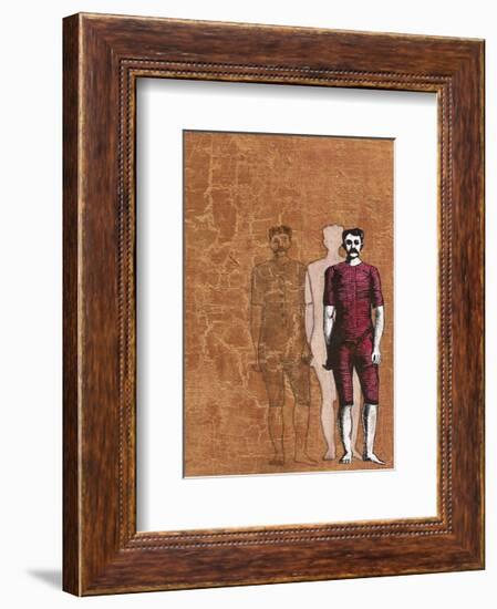 Bathing Man-Kara Smith-Framed Giclee Print