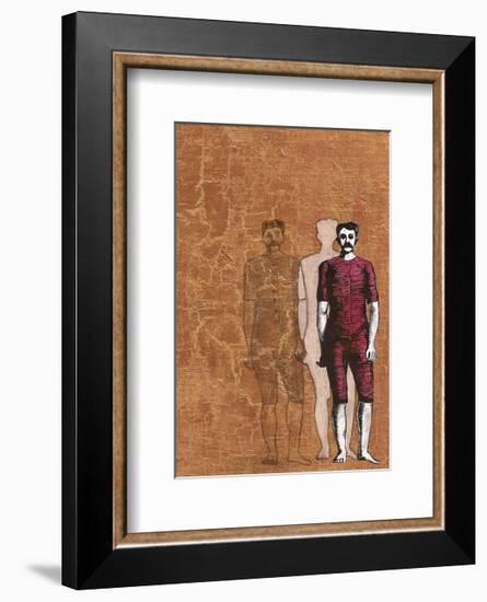 Bathing Man-Kara Smith-Framed Giclee Print