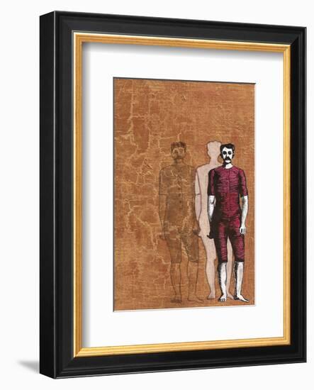 Bathing Man-Kara Smith-Framed Giclee Print