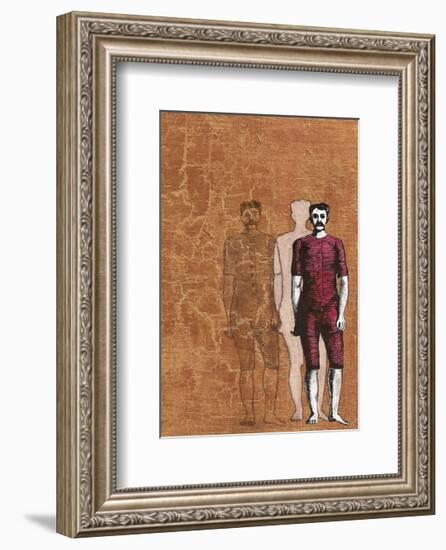 Bathing Man-Kara Smith-Framed Art Print