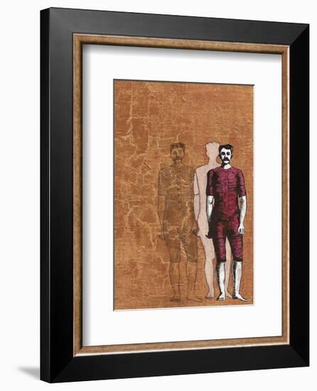 Bathing Man-Kara Smith-Framed Art Print