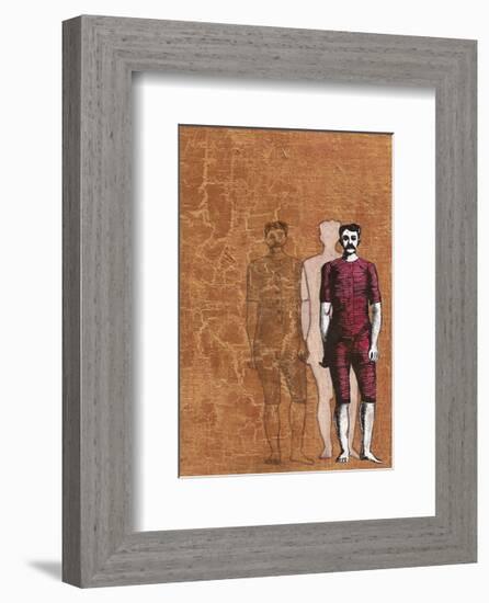 Bathing Man-Kara Smith-Framed Art Print