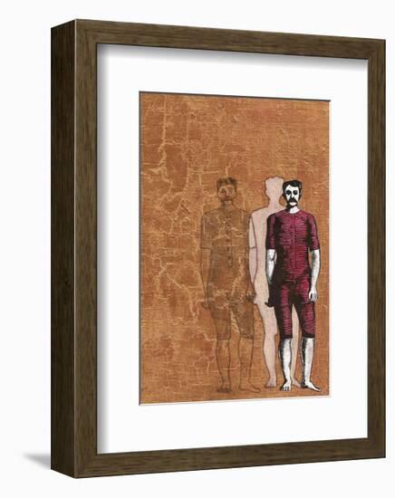 Bathing Man-Kara Smith-Framed Art Print