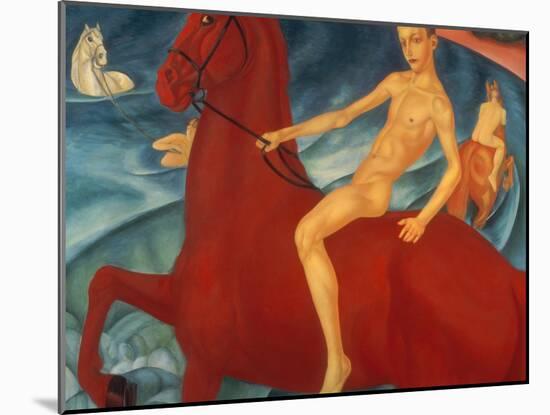 Bathing of the Red Horse, 1912-Kosjma Ssergej Petroff-Wodkin-Mounted Giclee Print