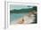 Bathing on Beach, Lake Tahoe-null-Framed Art Print