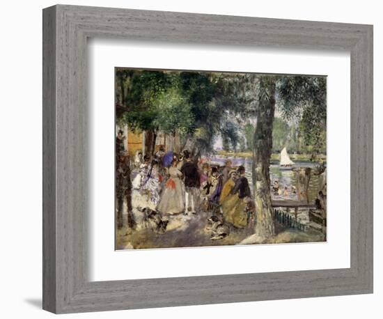 Bathing on the Seine (La Grenouillér), 1869-Pierre-Auguste Renoir-Framed Giclee Print