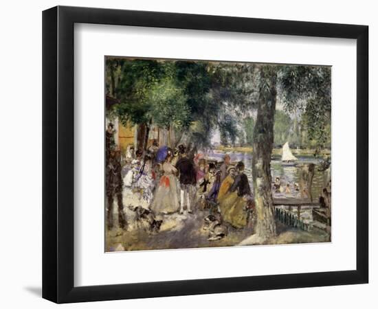 Bathing on the Seine (La Grenouillér), 1869-Pierre-Auguste Renoir-Framed Giclee Print