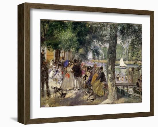 Bathing on the Seine (La Grenouillér), 1869-Pierre-Auguste Renoir-Framed Giclee Print